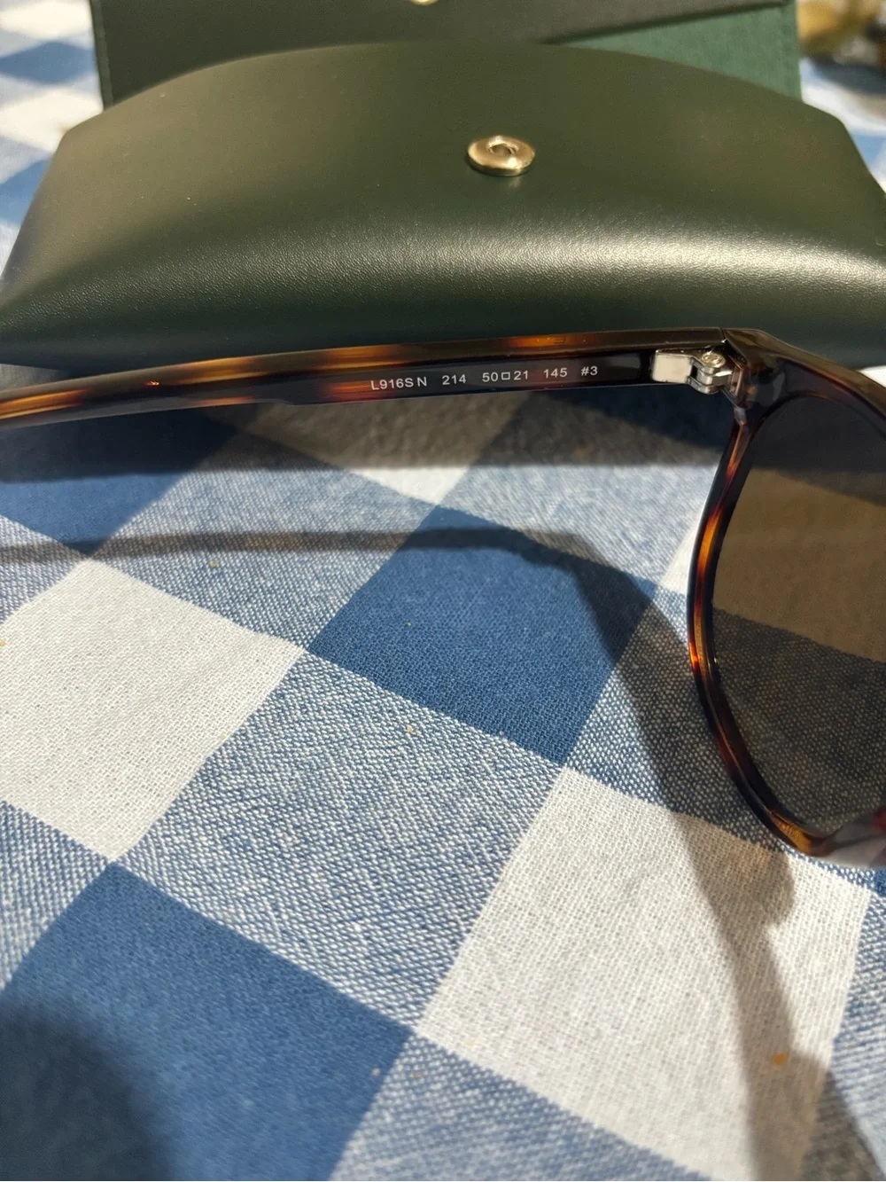 New Brown  Tortoise Polarized Sunglasses - Lacoste Unisex